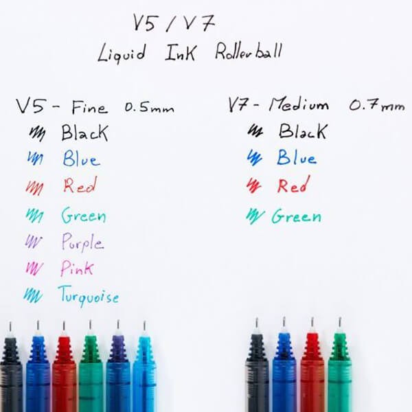 Pilot Στυλό Μαρκαδόρος V7 Hi-Tecpoint 0.7mm - Image 3