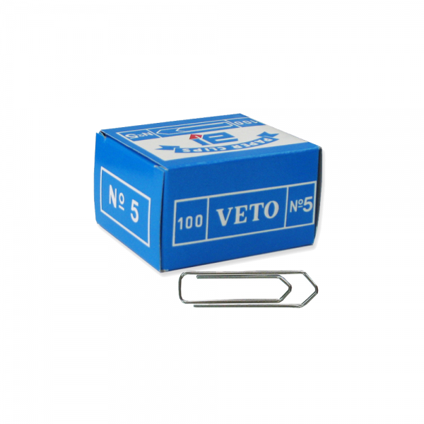Συνδετήρες Veto Νο5 - 47 mm (Ατσάλι)