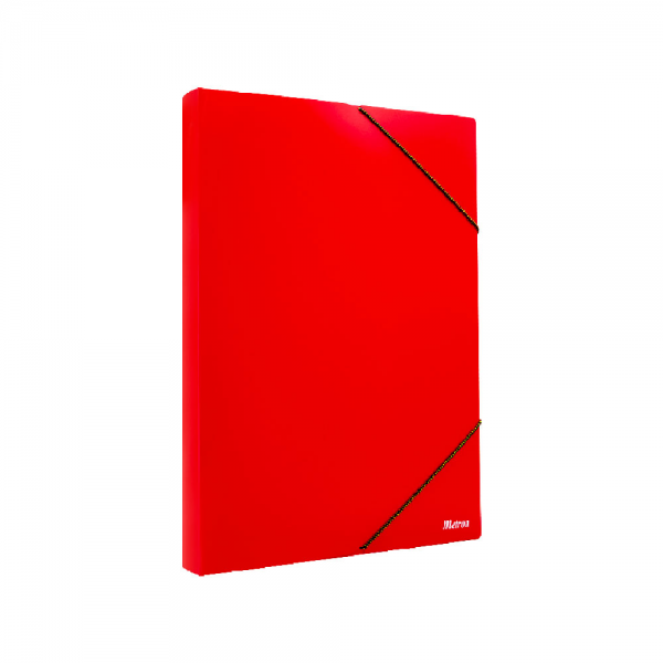 Metron Κουτί Πλαστικό με Λάστιχο 25x35x3cm ΜΑΤ σε 5 Χρώματα - Image 2