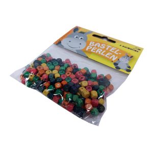 i-Mondi Χρωματιστές Ξύλινες Χάντρες - Κύβος 5x5mm - 250Τ