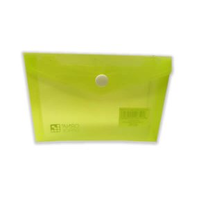 Orna Office Διάφανος Φάκελος με Κουμπί A7/13.3x9.5cm σε 5 Νέον Χρώματα