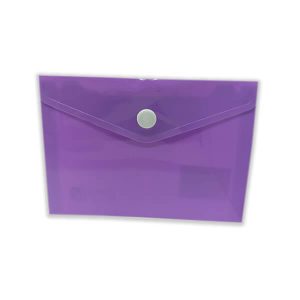 Orna Office Διάφανος Φάκελος με Κουμπί A7/13.3x9.5cm σε 5 Νέον Χρώματα